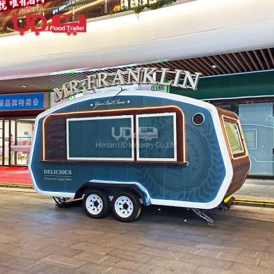 Coffee Tea Trailer Mini Fast Food Pizza Tacos Food Truck Ice Cream Cart Mobile Hot Dog Stand